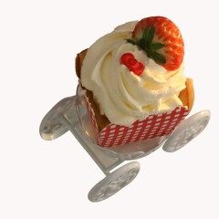 Amazon Hot Selling Party Mini support à cupcakes en métal blanc décoratif