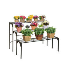 Fabrication de haute qualité centre de table décoration de mariage fer artificiel plante de jardin support de fleurs