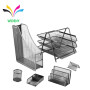 High quality wholesale suppliers china manufacturer new design black iron metal mesh school file office stationery