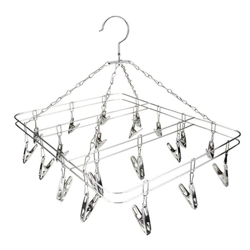 home use outdoor folding white metal iron wire wall hanging kids cloth clothes clothing drying dryer rack