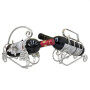 Wideny Popular Items New Design Iron Wire Holder Metal Powder Coated Wine Rack For Wine Bottle Display