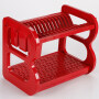 Kitchen Design Household Dish Rack 2 tiers Plastic kitchen tray rack with DrainBoard