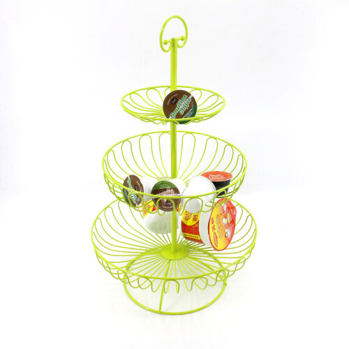 3 tier cupcake stand cake Decorative metal steel candy tray fruit display rack