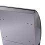 Home use stainless steel wall mounted security mailbox with newspaper holder for outdoor garden