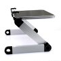 Home office Portable Adjustable Aluminum Ergonomic Folding Stand Laptop Table for bed