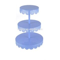 3 tier metal white cake stand afternoon tea cake stand