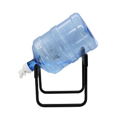Support de stockage de bouteille de refroidisseur d'eau de bureau d'organisateur de bureau à la maison, support de bouteille d'eau de 5 gallons avec la valve de distributeur