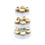 3 Tiers Party Birthday Wedding Folding Multipurpose Fancy Metal Cake Stands