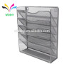 Wideny Office school home household storage wire metal mesh wall mount mounted document hanging file organizer for stationery