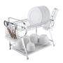 Hot sale factory outlet newest style R type metal 2 tiers dish rack for kitchen home