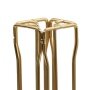 Gold plate nespresso rotating metal iron coffee capsule stand for home use