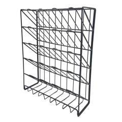 2018 new design luxury space saving office stationery hanging metal mesh wire steel iron wall organizer file holder