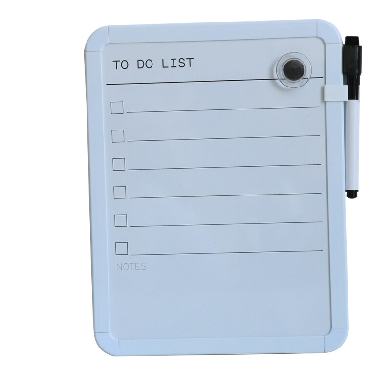 mobile interactive magnetic small  dry erase daily planner task white board with magnet pen eraser