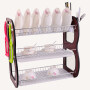Eco-Friendly Modern Decorative  Kitchen Accessories 2-Tier Kitchen Folding Dish Storage Rack Dish Drying Rack