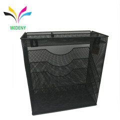 Wideny office wire metal mesh wall mounted hanging file organizer