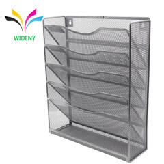 Wideny Office supplies school home household wire metal mesh wall mounted hanging file document wall organizer