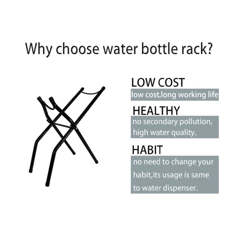 factory customized metal rack wholesale water dispenser 5 gallon water bottle holder