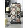 Coffee pagoda station more than 24 cool coffee capsule rack 360 degrees rotated antiskid base