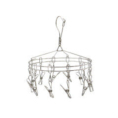 Wholesale Supplies Multifunctional Round Rotating Balcony Hanging Outdoor Metal Stainless Steel Clothes Drying Rack