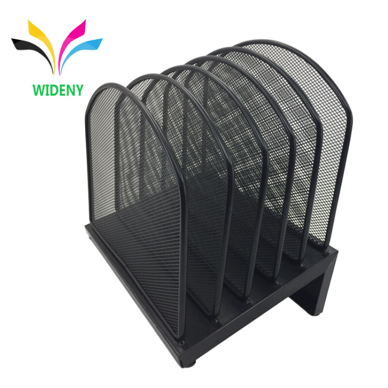 Wideny 5 layer office desk table wire mesh metal document file organizer