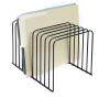 Office and home wire metal Silver Collection Multi Step desk desktop magazine holder mesh hanging wall mounted File Organizer