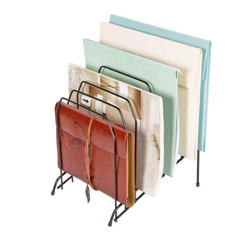 Wire Collection Office Mesh 8 Compartments Incline Desktop Metal