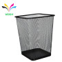 Office metal Black mesh trash can paper waste trash bin
