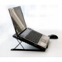 Portable Adjustable Metal Mesh Table Vented Mount Cooling Foldable Monitor Laptop Desk Stand