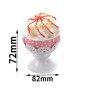 Wholesale Hanging Single Gold Metal Cake Cup Stand Inventory Mini Cupcake Stand