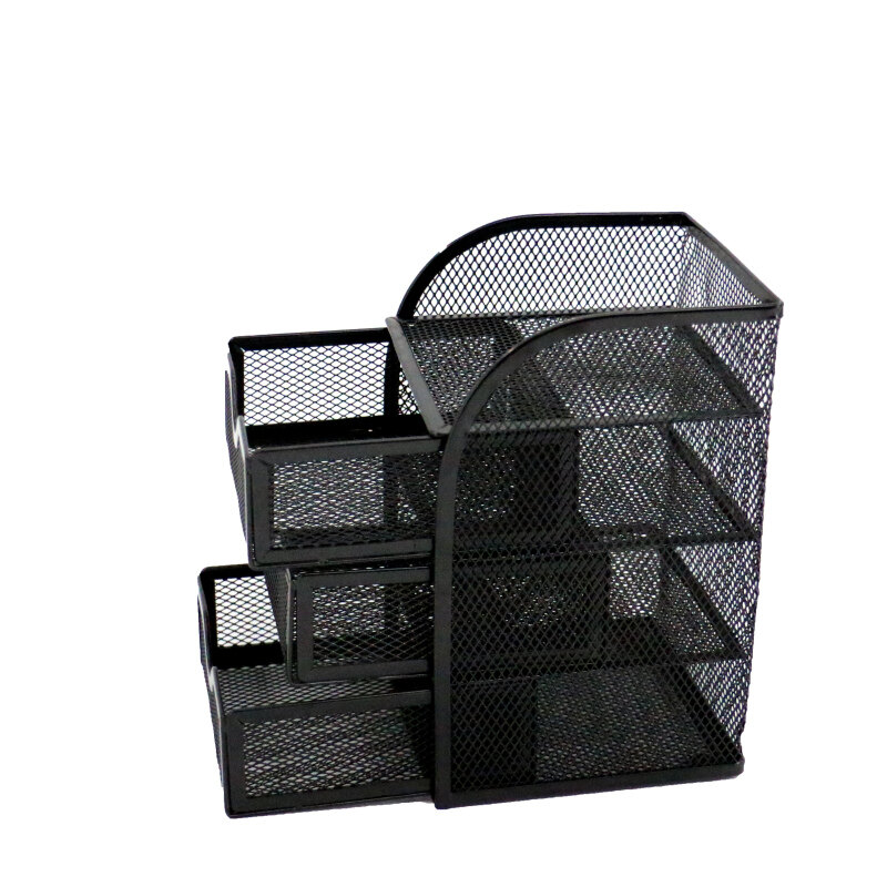Wideny quality desktop each set in one pack black mesh office organizer set for desk