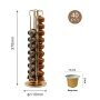 Good quality nespresso rotating coffee 40 pod capsule holder for office use