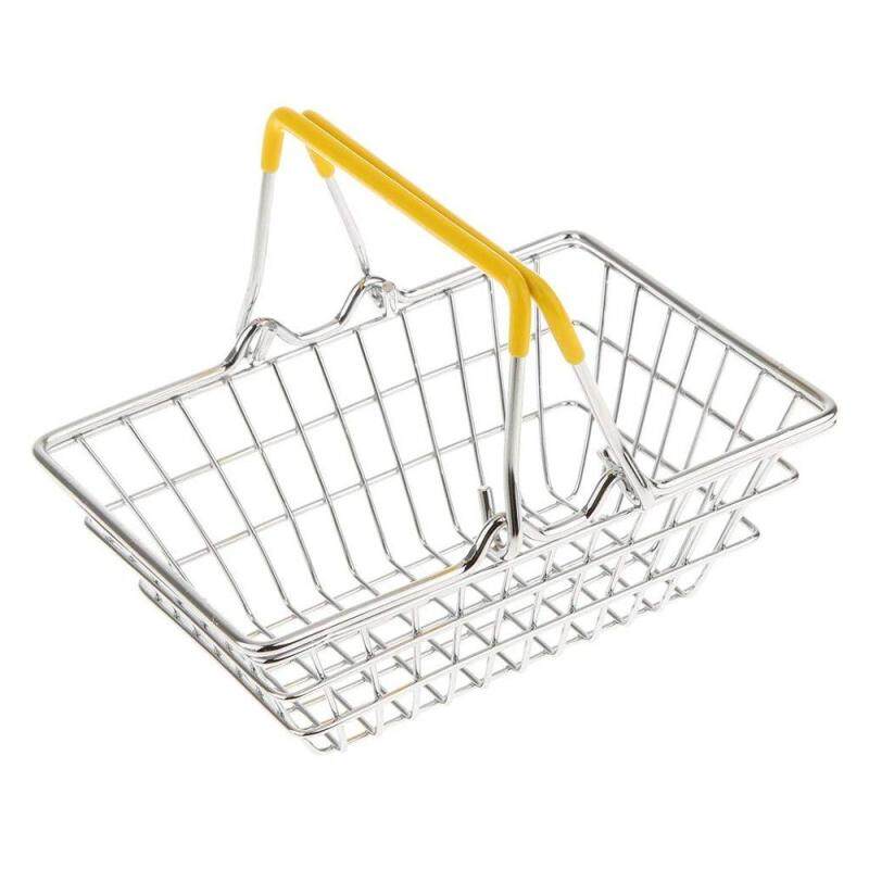 Manufacture Direct Sale Serviceable Customized High Quality Mini Grocery Handle Advertising Shopping Cart for Kids Toy