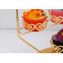 Beautiful Wedding Stocked Feature and Metal Material Cake Stand
