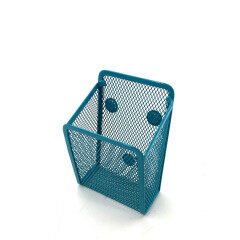 WIDENY Wholesale Small Metal Mesh For Office Storage Fridge Whiteboard Magnetic Pencil Magnetic Pen Holder