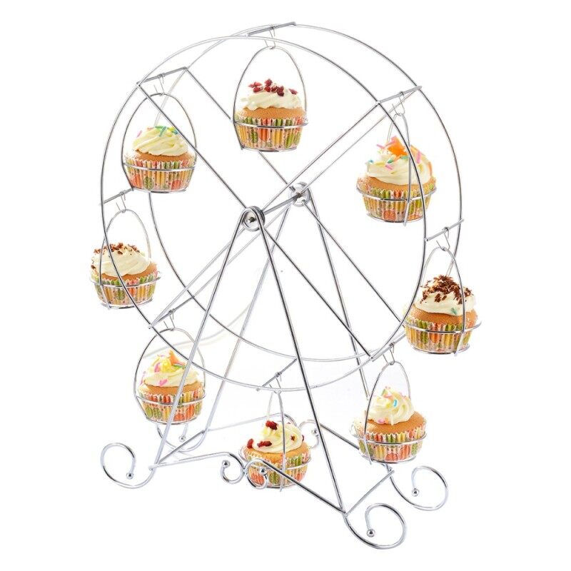 Wideny kitchen Accessories Party Dessert Display Stand hold 8 cakes Ferris wheel cake stand