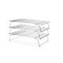 Wholesale Design Metal Wire 3 Tiers Stainless Steel Cooling Rack for Cake Bakery Bread Food Cookie Grid