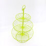3 tier cupcake stand cake Decorative metal steel candy tray fruit display rack