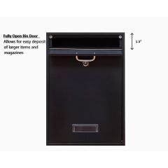 Amazon Hot Sale Covers Wall Mounted Lockable Waterproof Cast Aluminum Vintage Combination Lock Mailbox