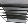 Office supplies wholesale metal wire mesh wall mounted mount hanging file document wall organizer