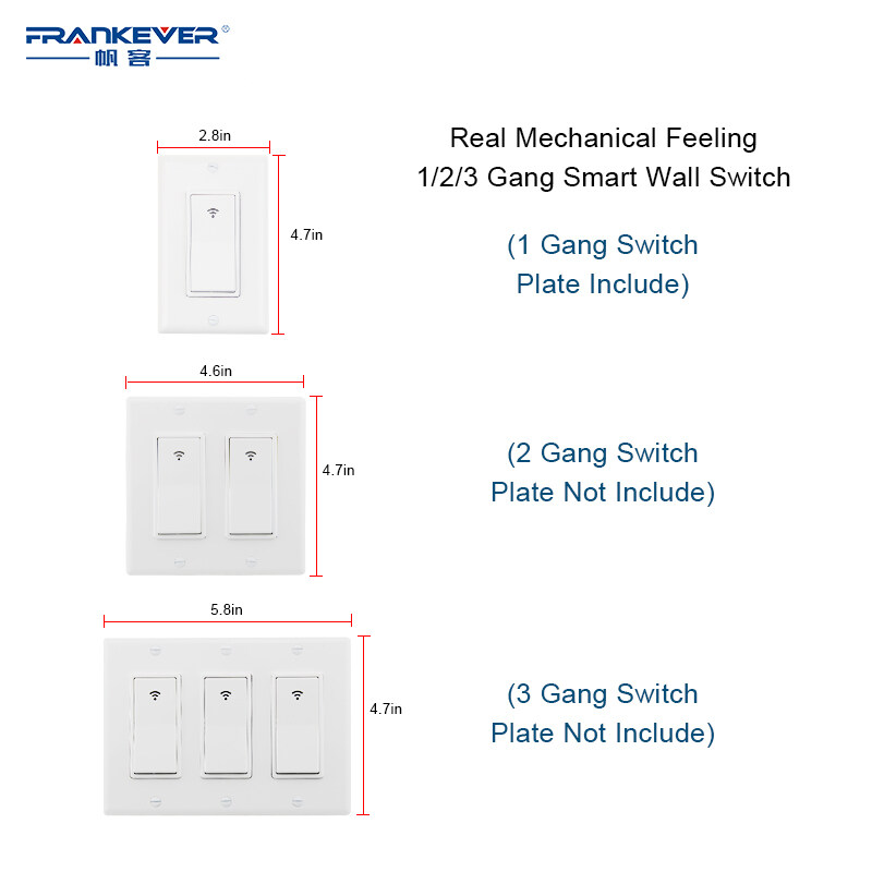 Us 1 2 3 Gang Tuya Touch Light Smart Switch Wifi Wall Switch With Alexa Google Wholesale Us 1 2 3 Gang Tuya Touch Light Smart Switch Wifi Wall Switch With Alexa Google From China On Frankever Multimeter Remote