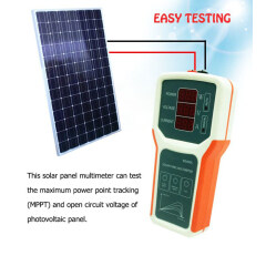 High Precision Smart Digital Tester Measurable Solar Multimeter