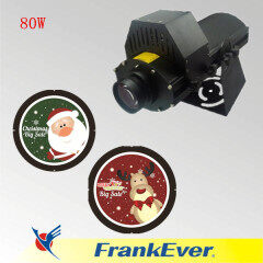 Frankever 80W projector lamp outdoor led advertising gobo projectors