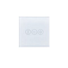 Wifi controlled curtain switch  smart touch switch glass Light wifi wall switch