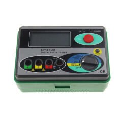 DUOYI DY4100 Insulation Digital Megger Meter Earth Ground Resistance Ohm Tester 0-2000 Ohm