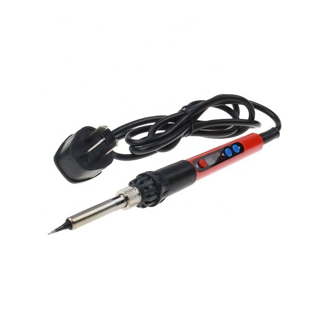 Soldering Iron Kit with Thermostatic Digital-Controlled and LCD Screen Display, Adjustable Temperature 80W Electrical Solder Gun