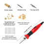 Wood and Leather Pyrography Pen Set 0-15-30W electronic hobby kit 22pcs amazon hot selling craft tools