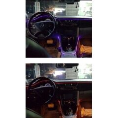 RGB lighting fiber installed vehicle dashboard optical light used for car