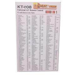 KT-e08 6000 codes in 1 air conditioner universal remote control