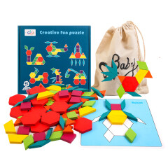 Rompecabezas Tangram 2020, rompecabezas de madera para niños, juguetes educativos con forma de tangram en china