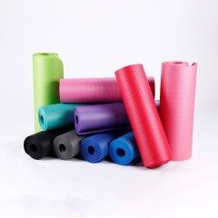 Tapis de yoga multifonctionnels en gros imprimés nbr tapis de yoga pliable